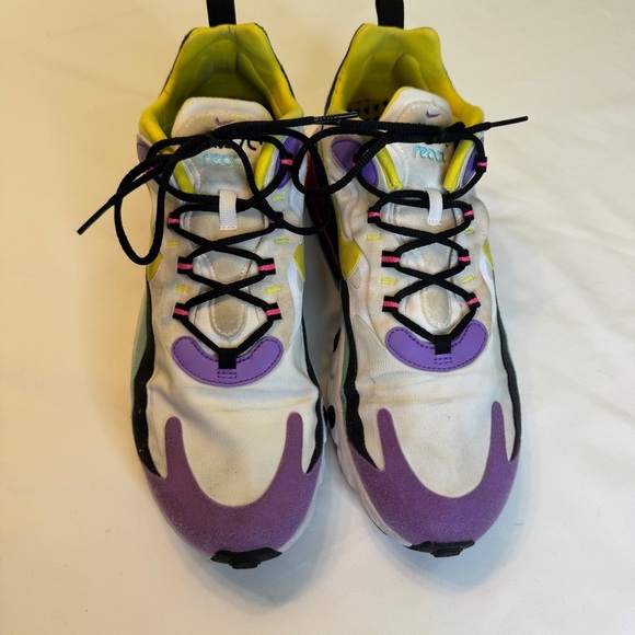 Nike Air Max 270 React Multicolor Sneakers - Picture 4 of 6
